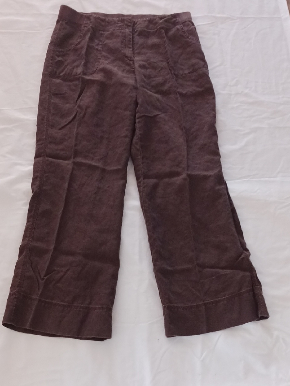 J. Jill Brown Linen Slacks